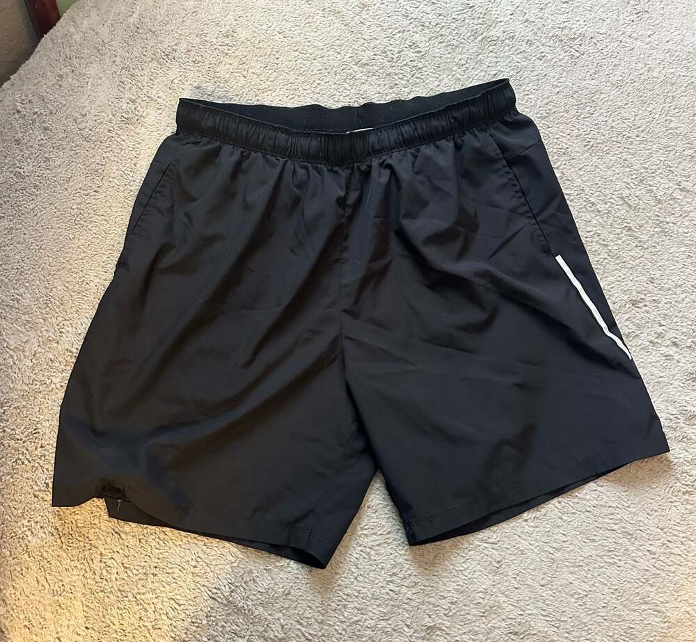 2(X)IST Men's Athletic Performance Shorts Black Size Large